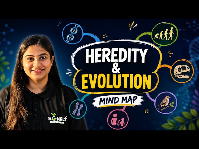Heredity and Evolution Class 10: ONE SHOT Mindmap! 🧠 Live Revision