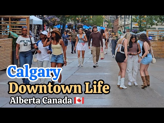 Calgary Downtown Walking tour on July 2026 #Calgary #Alberta #Canada 