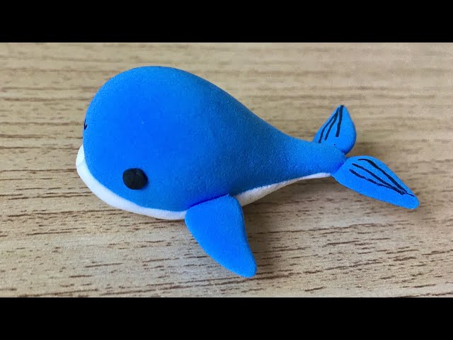 How to Whale clay  tutorial | Clay Animal | Clay Art  | Sculpting| Pikky Diy