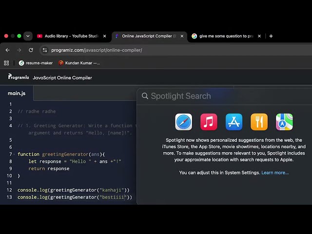 Coding with Me: JavaScript Basics & Problem Solving Practice