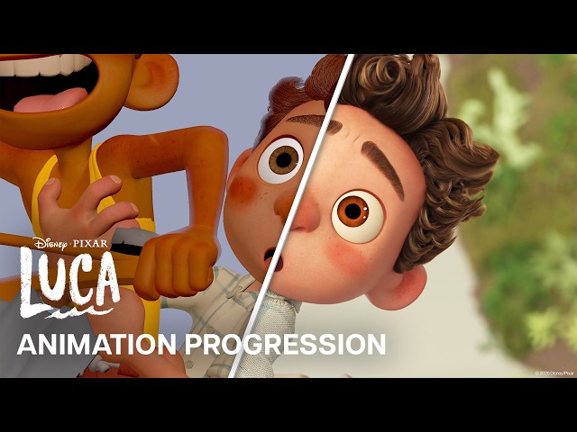 Luca Animation Progression | The Big Jump