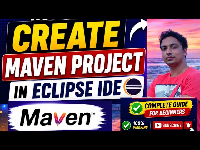 How to Create Maven Project in Eclipse IDE | Complete Beginner Tutorial