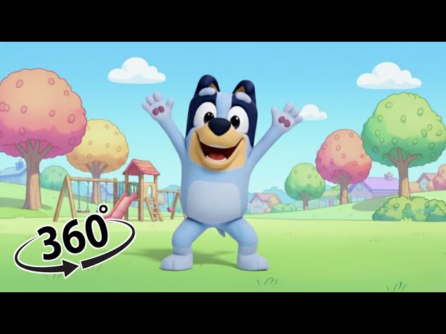 Find Bluey Disney in 360° VR | Finding Challenge |