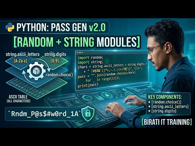 Python Project for Beginners | Password Generator in python