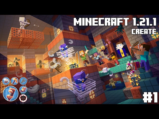 Début TRANQUILLE - Minecraft Java 1.21.1 - Create #1