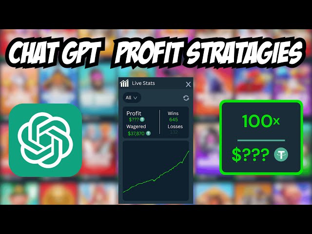 CHAT GPT gives me THE BEST Stake Originals profit strategies!