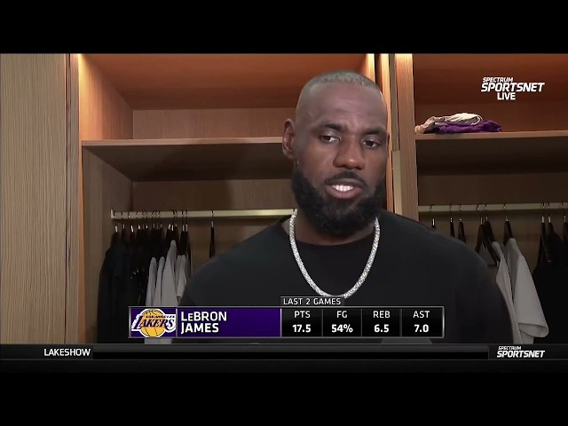 LeBron James POSTGAME INTERVIEWS | Los Angeles Lakers beat Denver Nuggets 127-125 in OT