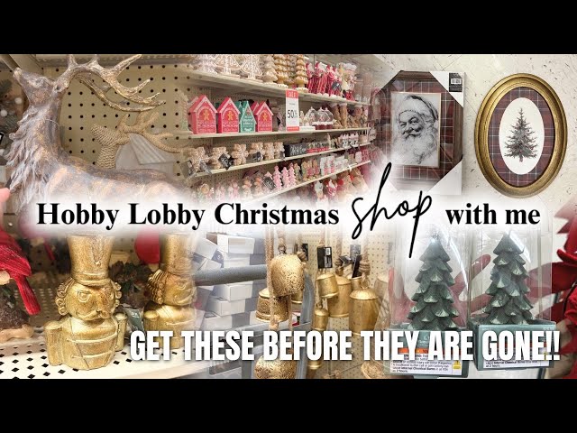 HOBBY LOBBY CHRISTMAS SHOP WITH ME 2026 🛍️ | you NEED these items before they’re gone!!