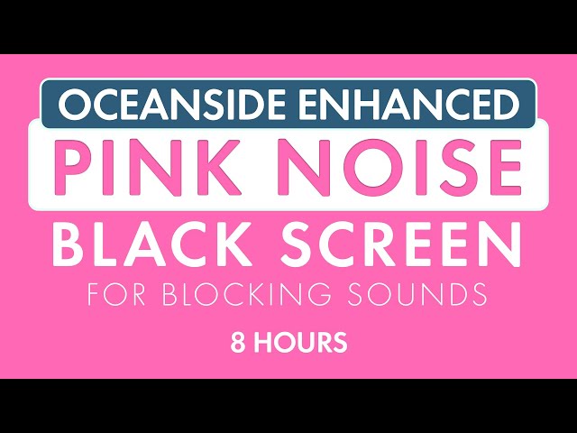 Refreshing Mix of Pink Noise with Oceanside Ambiance. Gentle Waves, Wind and Warm Pink Noise