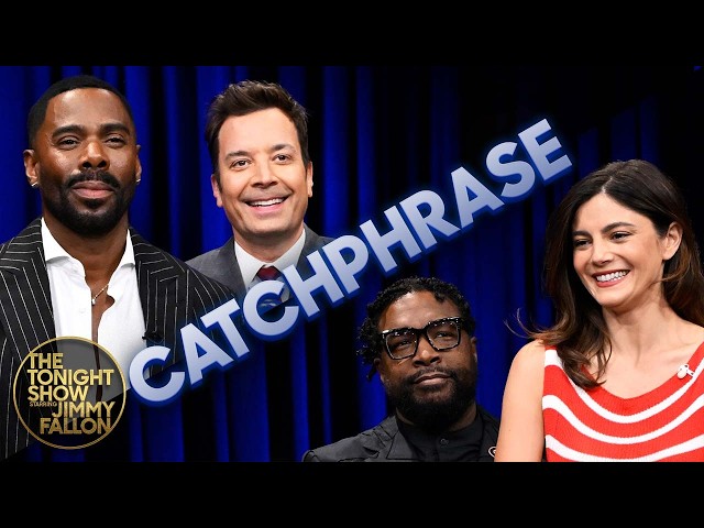 Catchphrase with Colman Domingo and Monica Barbaro | The Tonight Show Starring Jimmy Fallon