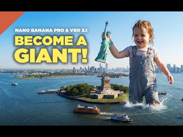 Create These Amazing Giant And Tiny Human Videos Using Nano Banana Pro & Google Veo 3.1