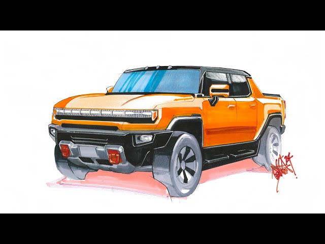 IDSketch Process: Hummer Rendering