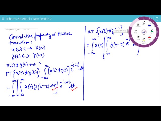 Convolution Property of Fourier Transform