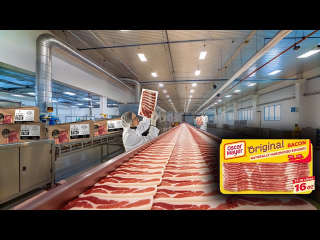 How Bacon Is Made In A Factory | Bacon Factory Process