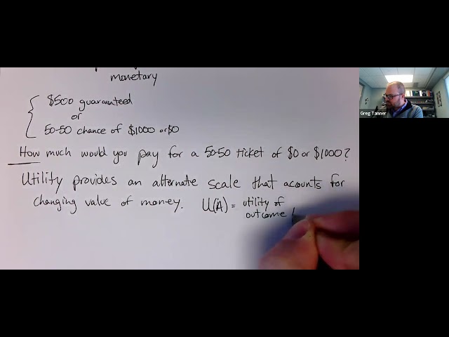 Decision Analysis - Utility Theory