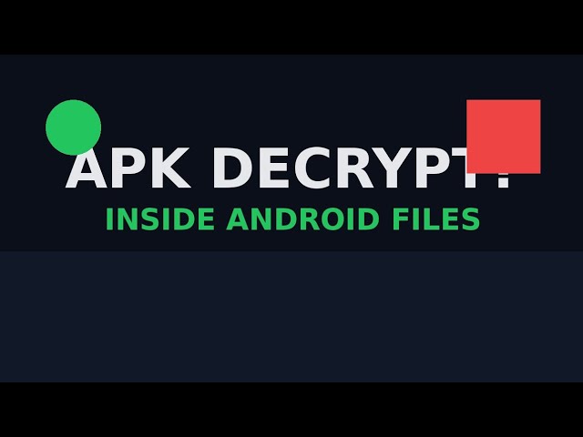 How To Decrypt Mod Apk