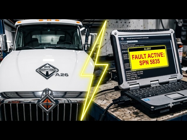 🚛 International A26 Check Engine Light! The $SPN\ 5835$ Part That Common Tools Miss