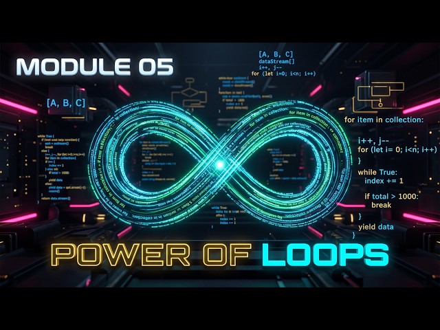 The Power of Loops: Master For & While Loops in Code | Module 05