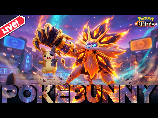 POKEMON UNITE SOLO QUEUE CHILL STREAM 🥳 | POKEBUNNY LIVE
