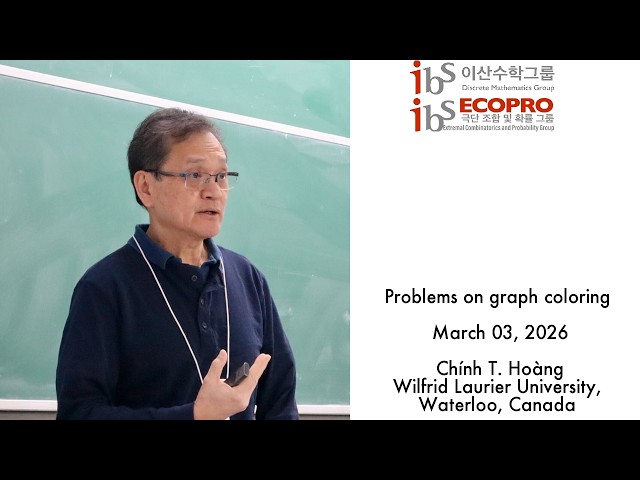 2026.03.03, Chính T. Hoàng, Problems on graph coloring