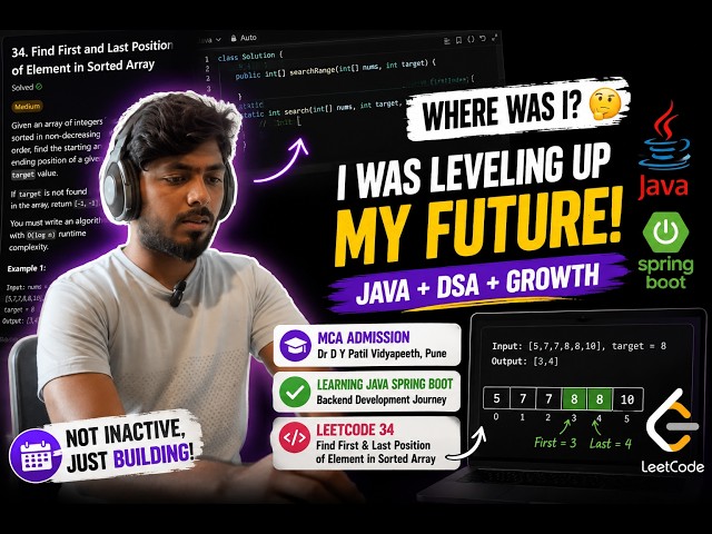 I Wasn't Inactive... I Was Learning Java Spring Boot + Big MCA Update
