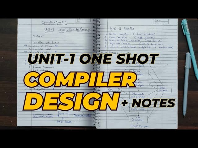 Compiler design one shot video | Unit 1 | Aktu Exams important topics | CD imp topics
