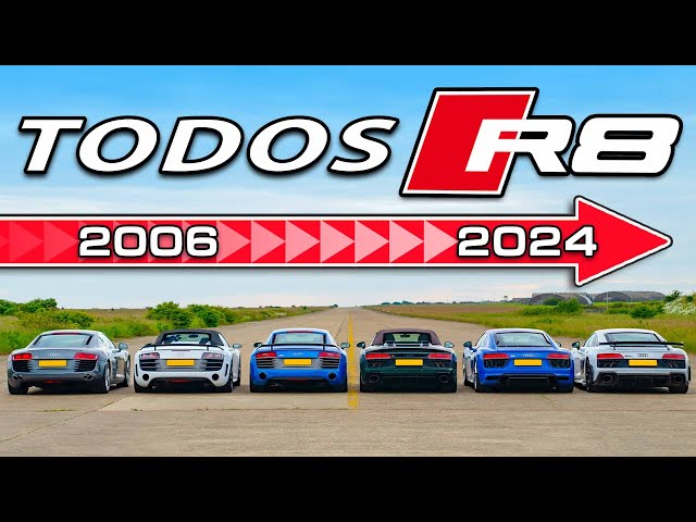 Audi R8 Drag Racing Generations