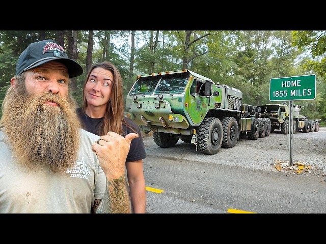 Towing a 10x10 1,855 Miles With the HEMTT I Just Bought! What Could Go Wrong?!
