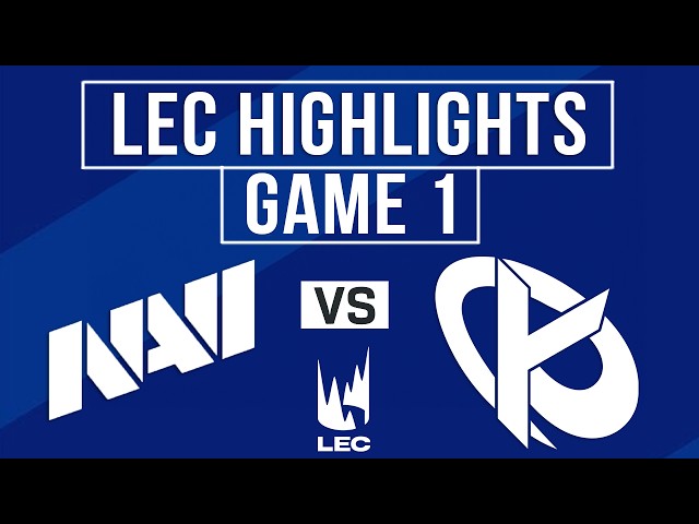 NAVI vs KC Highlights Game 1 | LEC Spring Playoffs 2026 | Natus Vincere vs Karmine Corp