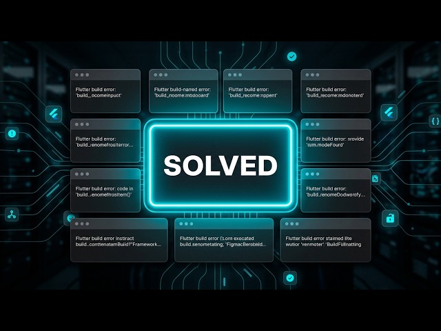 Flutter Build Failed? 10 Common Errors & Solutions || Amazevalley