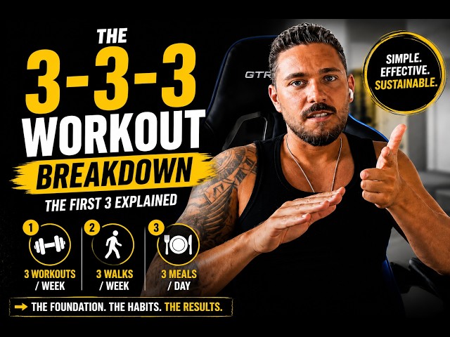 The 3-3-3 Workout Breakdown | Simple Fitness for Busy Professionals