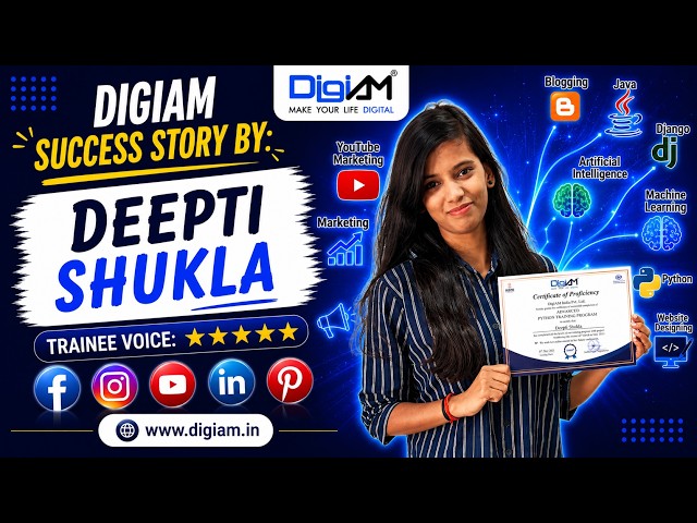 Why Deepti Shukla Choose DigiAM for Python Course | Bareilly, Delhi & Noida
