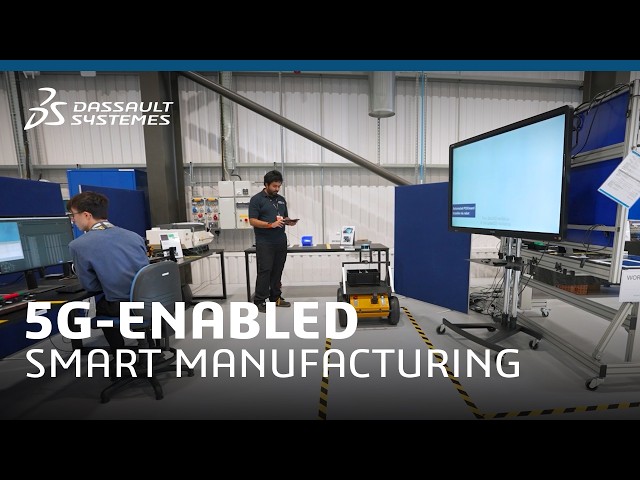 5G-Enabled Smart Manufacturing | AMRC North West & Dassault Systèmes