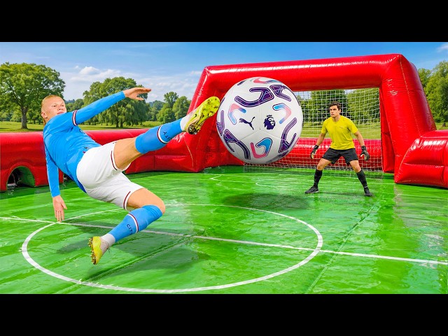 PREMIER LEAGUE 2v2 SLIP N SLIDE FOOTBALL MATCH!!