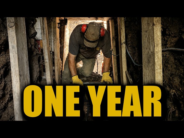 Progress After A Year Of Digging Tunnel By Hand