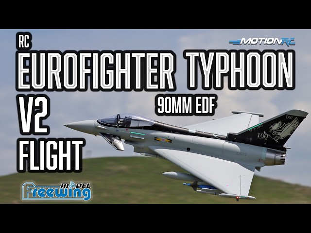 Freewing 90mm Eurofighter Typhoon V2 6S Full Flight | Motion RC