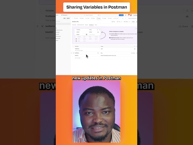 Sharing and Securing Variables in Postman