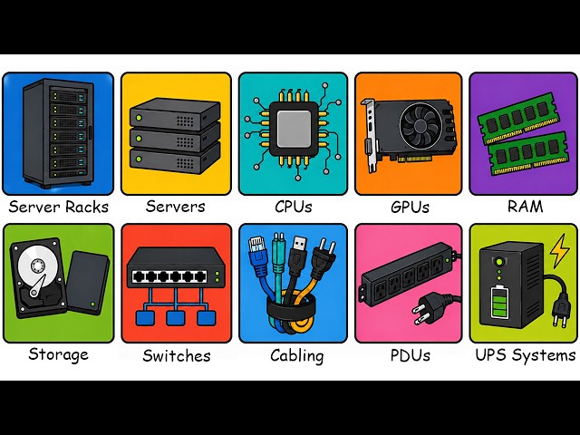 Every Data Center Component Explained in 16 Minutes