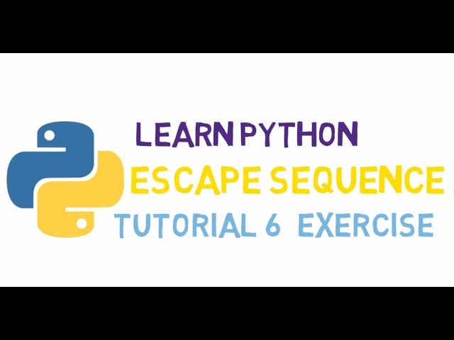 #6 Python Tutorial | Python Tutorials For Beginners | Escape Sequence Exercise (HINDI)