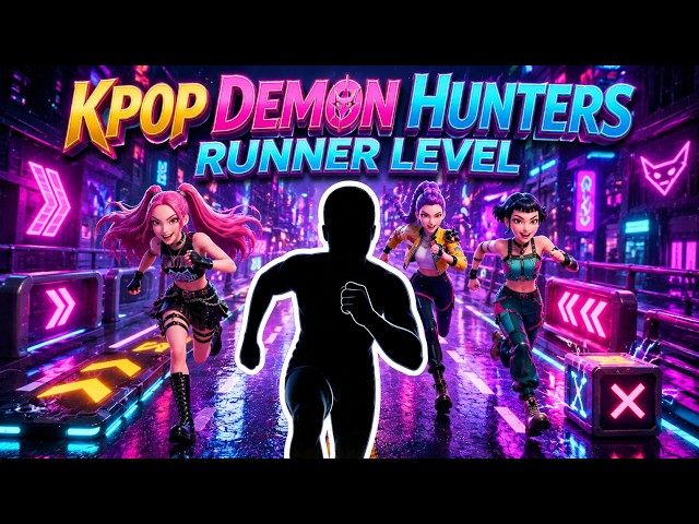 Immersive Interactive Warm-Up 🎤⚔️ | KPOP DEMON HUNTERS SURVIVAL RUN | Intense Obstacle Challenge