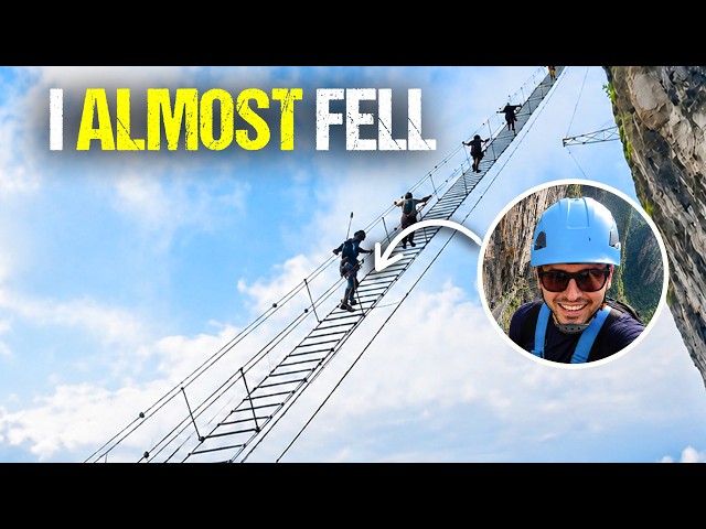 The WORLD'S Longest Sky Ladder Is Terrifying 🇨🇳