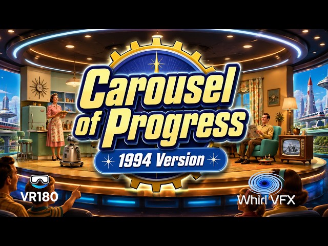 Carousel of Progress 1994 Version Full Show | Disney Magic Kingdom | 8K VR180 3D