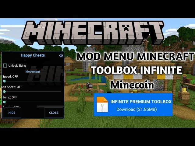 Insane Hack Client For MCPE 1.26+ | Hack Mod Menu For Minecraft PE | Unlock All Skins & Minecoins