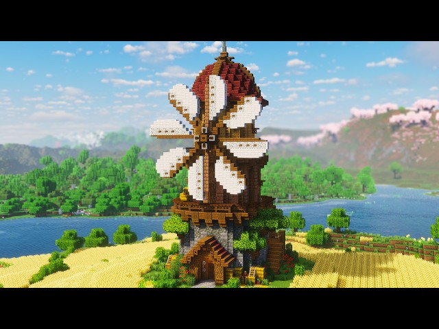 Minecraft | How to build a Windmill | Tutorial 🏡