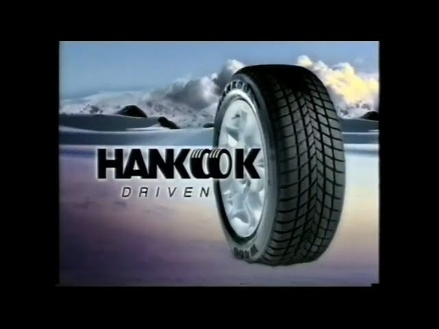 Hankook Winter Radial W400 Driven snow torture test 20-second commercial (UK, 1998)