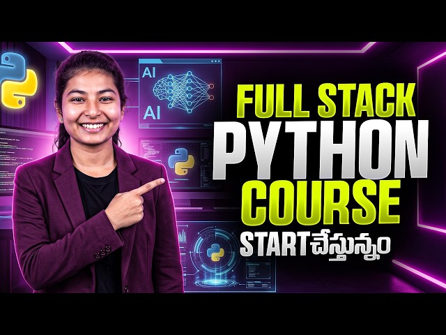 Full Stack Python with AI New Batch | Learn Python, Full Stack & AI from Scratch | PythonLife