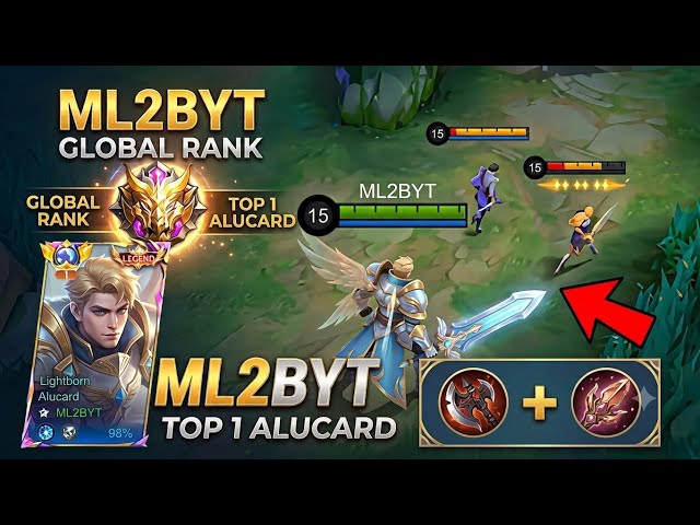 ALUCARD BEST LIFESTEAL BULID IN RANK MATCH GAMEPLAY #ml2b 