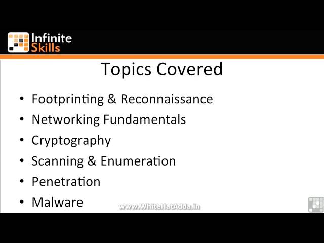 Ethical Hacking Tutorials 1 What you should expect from the video 01