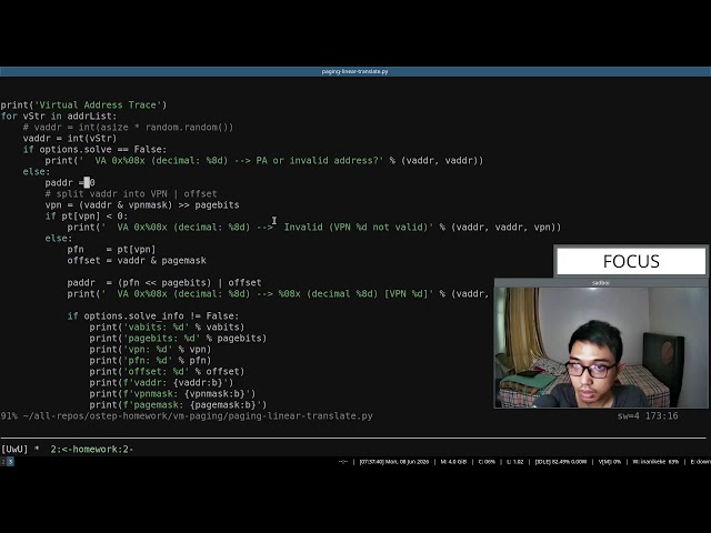 Live study: read along book "Operating Systems: Three Easy Pieces" (Part 118)