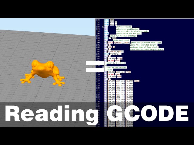Tutorial - Reading GCODE - 3D Printing